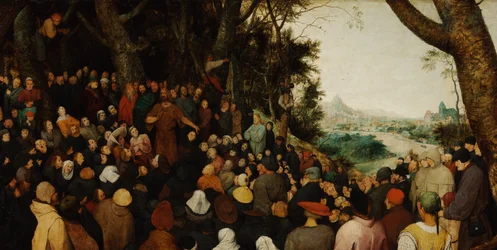Die Predigt des Heiligen Johannes des Täufers (Detail)